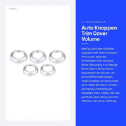 Kit di coperture per maniglie 5 pezzi - ABS - autoadesivo - finitura chrome luccicante - protezione per maniglie - compatibile con Land Rover - decorazione interna