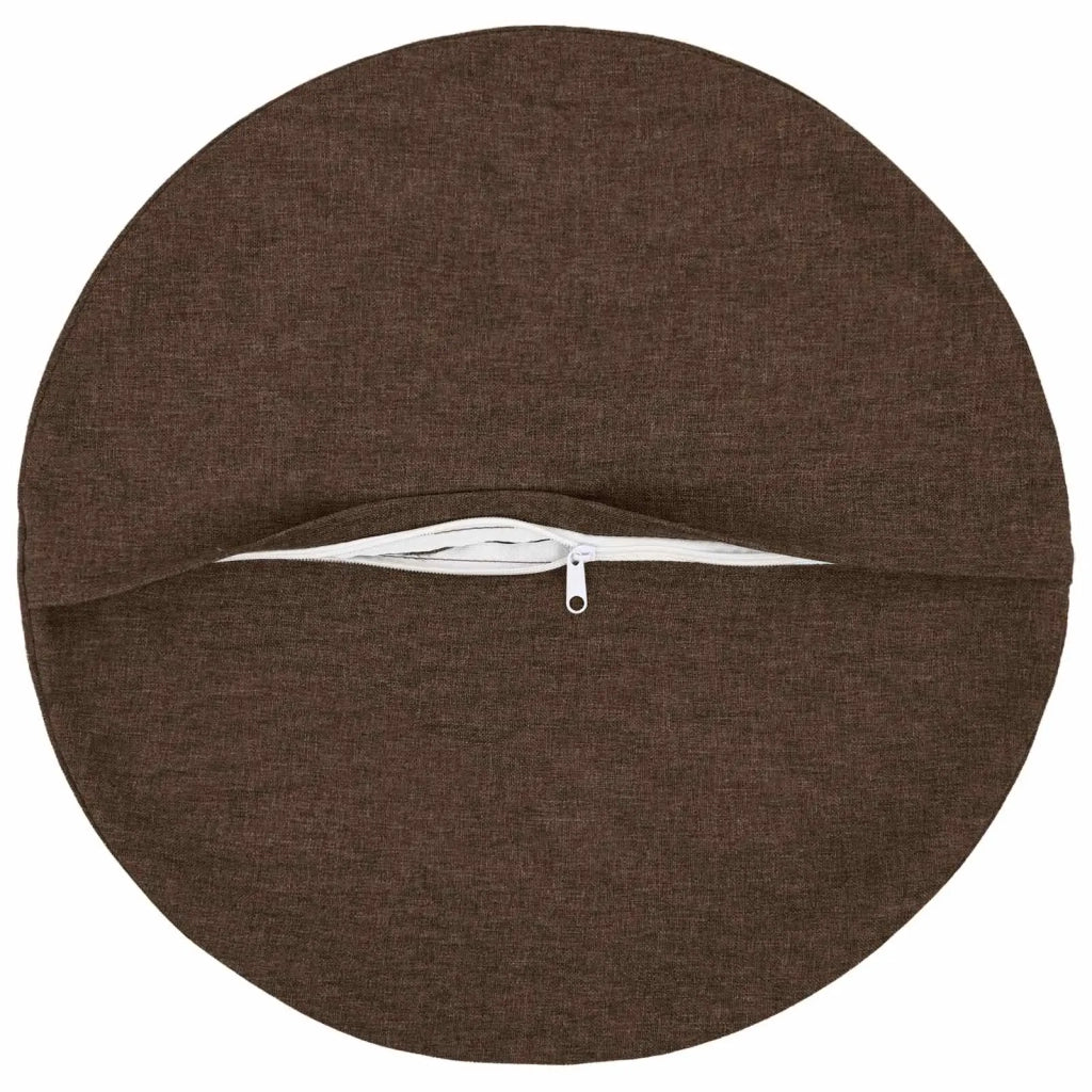 Cuscino con cuscino HEERLEN 2 pz Marrone Tessuto 928997