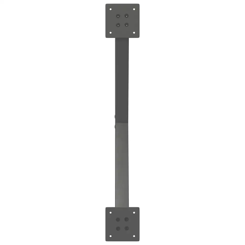 Gambe per tavolo da pranzo a forma di X 2 pz Antracite 70x(72-73) cm Acciaio 4012918