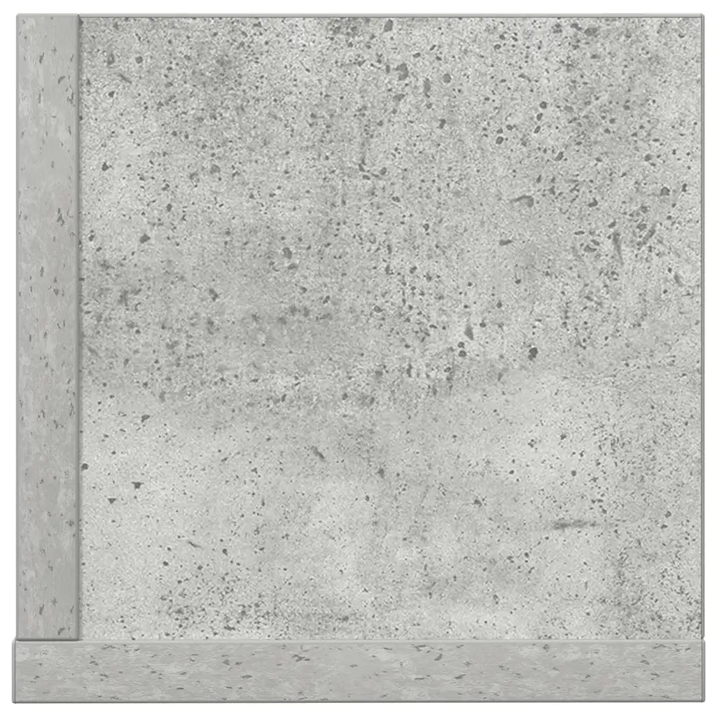 vidaXL Mensole a Muro 2pz Grigio Cemento 100x16,5x16,5cm in Truciolato