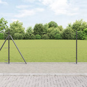 Recinzione Esagonale  Grigia 0.8x50 m Acciaio