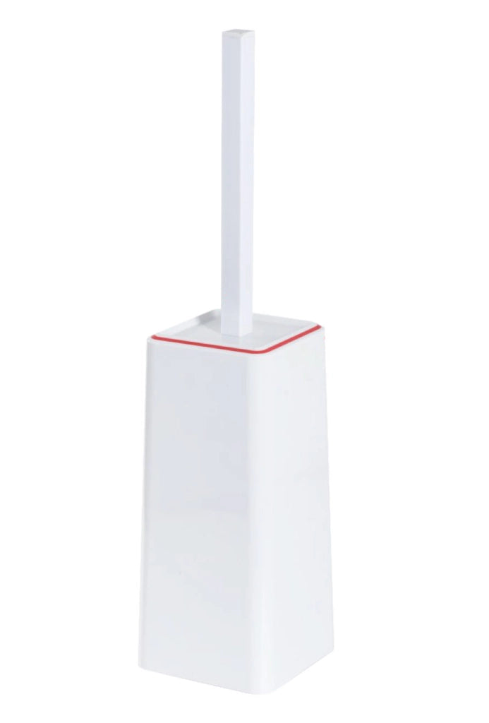 Porta Scopino Bagno WC da Terra Bianco Moderno Keope Metaform Colore: Rosso