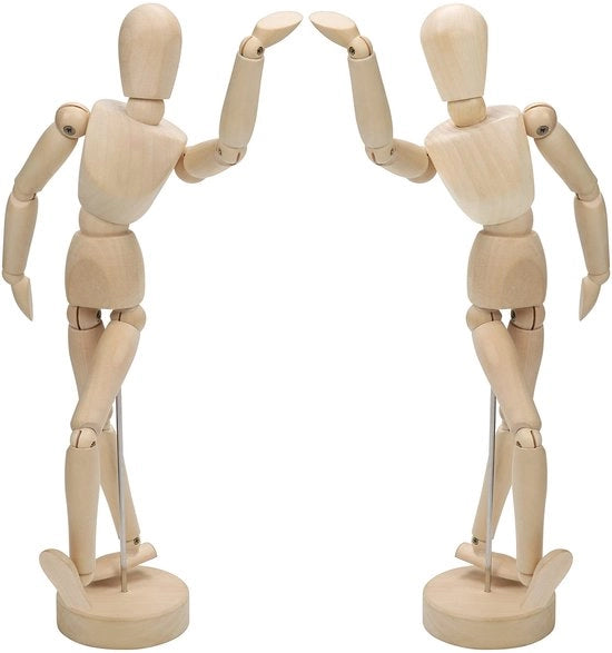 Manichino in legno di 30,5 cm - Articoli per artista - Figure antropomorfe - Decorazione domestica - Sculture artistiche