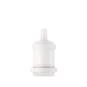 Portalampada In Metallo Colore Bianco Opaco