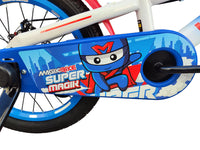 Bicicletta per Bambini 16" Freni a Disco Magik-Bike Racer Blu