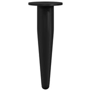Piedini per mobili 2 pz Nero ? 40 x 98 mm Ferro CFW9377661