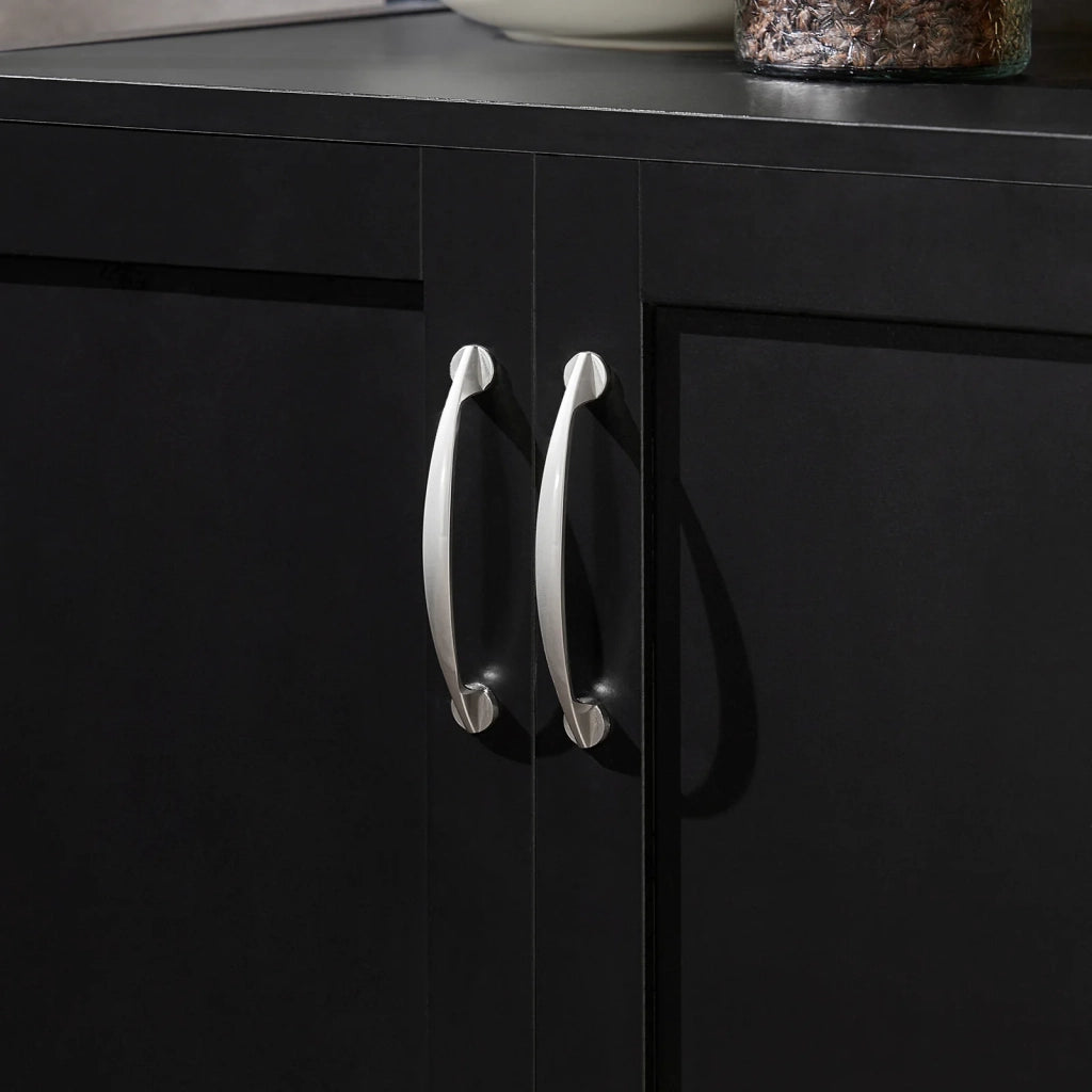 Carrello cucina, carrello da servizio colore:Nero, FKW22-SCH