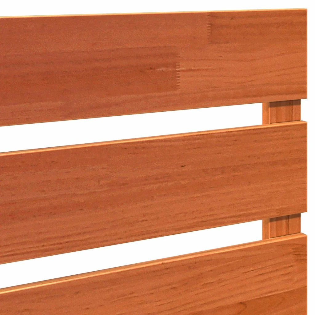 Testiera | Testata Marrone cerato 200,5 x 3 x 80 cm Pino massello