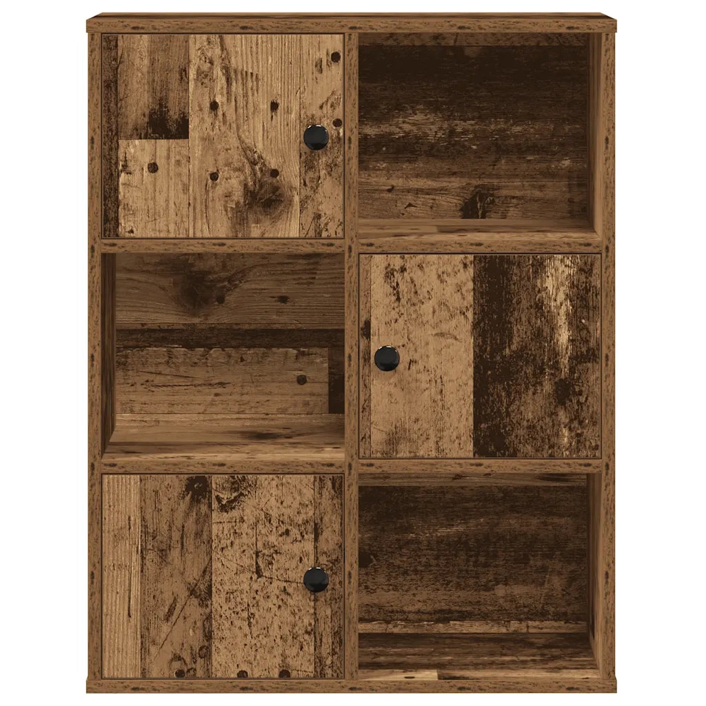 Libreria Legno Vecchio 60x24x76,5 cm in Legno Multistrato 860389