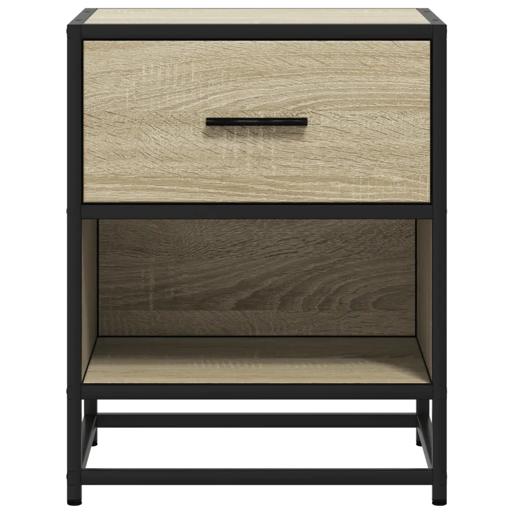 Comodino Rovere Sonoma 40x31x50 cm in Truciolato 848686