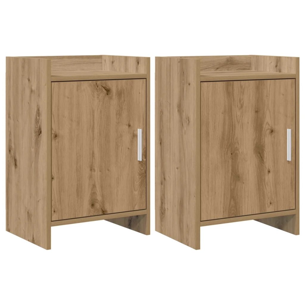 Comodini 2 pcs Rovere Artigianale 40 x 30 x 60 cm 8011026