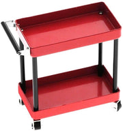 Carrozzino per attrezzi con ruote - Mobile officina - Soluzione di stoccaggio per accessori RC - Costruzione metallica - Sicuro per piccoli componenti - Duraturo e stabile - Carrozzino di stoccaggio