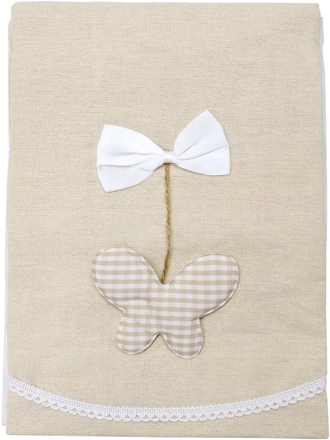 Tende Porta Finestra 60x150 cm Coppia 2 Pz Interno Semitrasparente Tessuto Pendente Beige