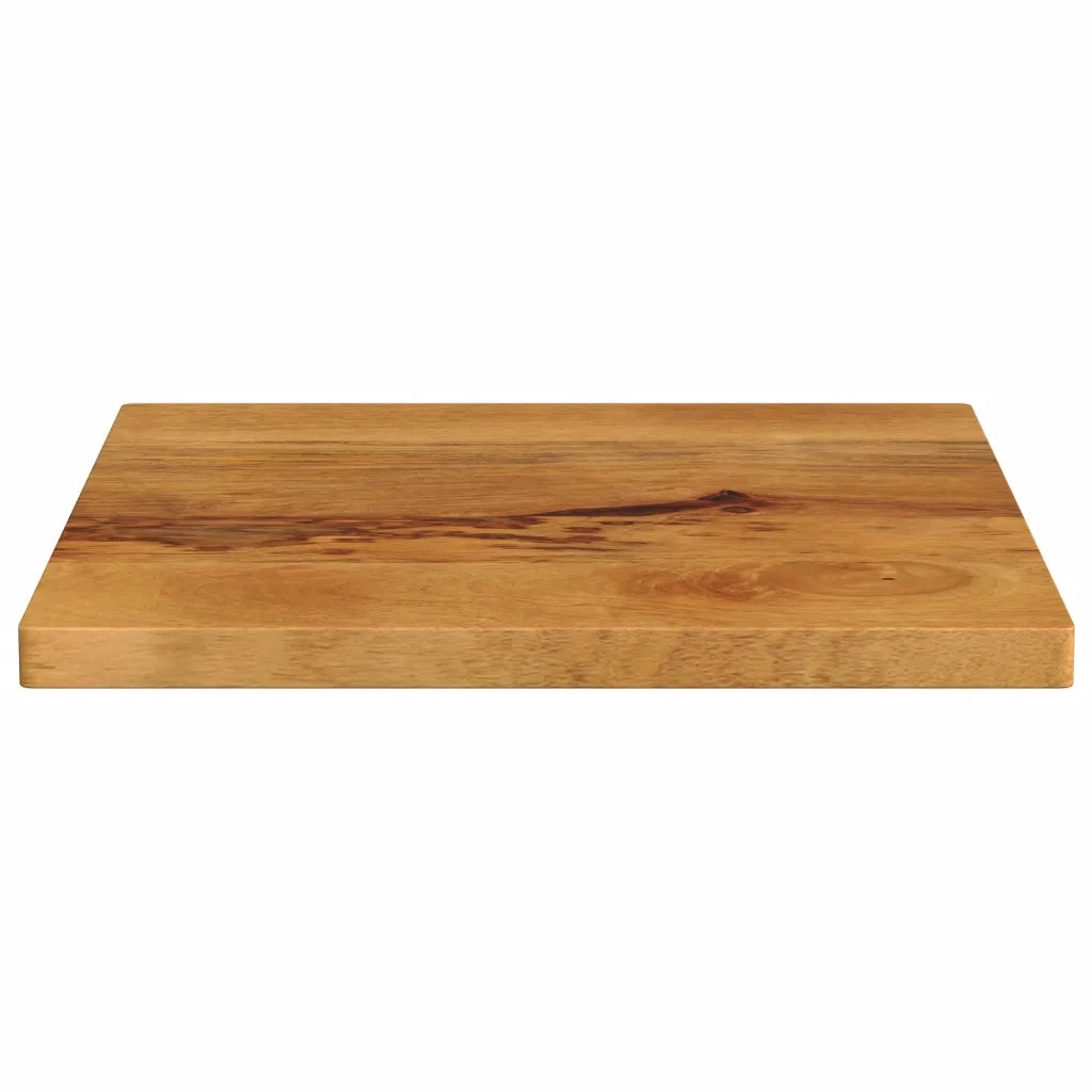 Piano per Tavolo 60x60x3,8 cm Quadrato Legno Massello di Mango