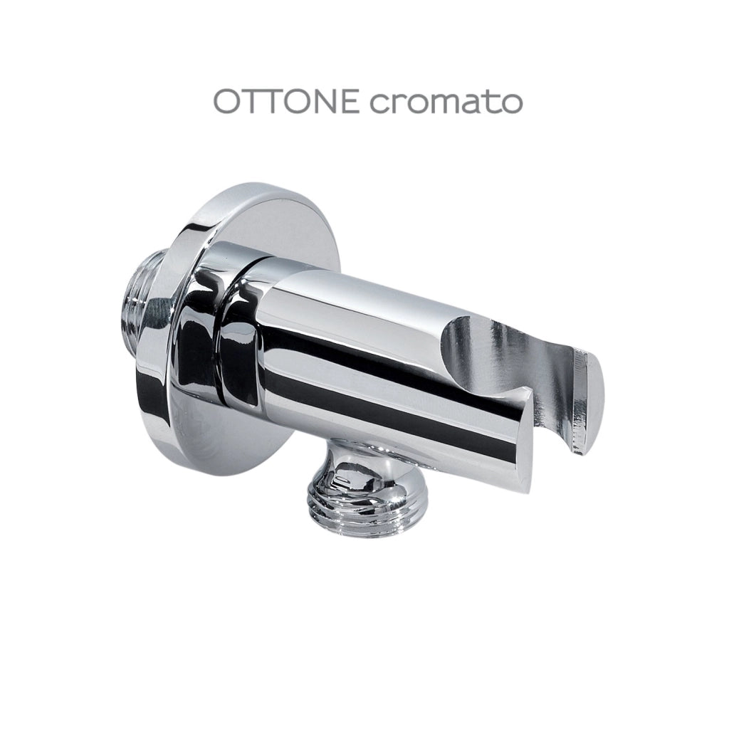 Set doccia 5 pezzi HIGH PRO 06 Gedy in ottone  D. 20cm - Cromato