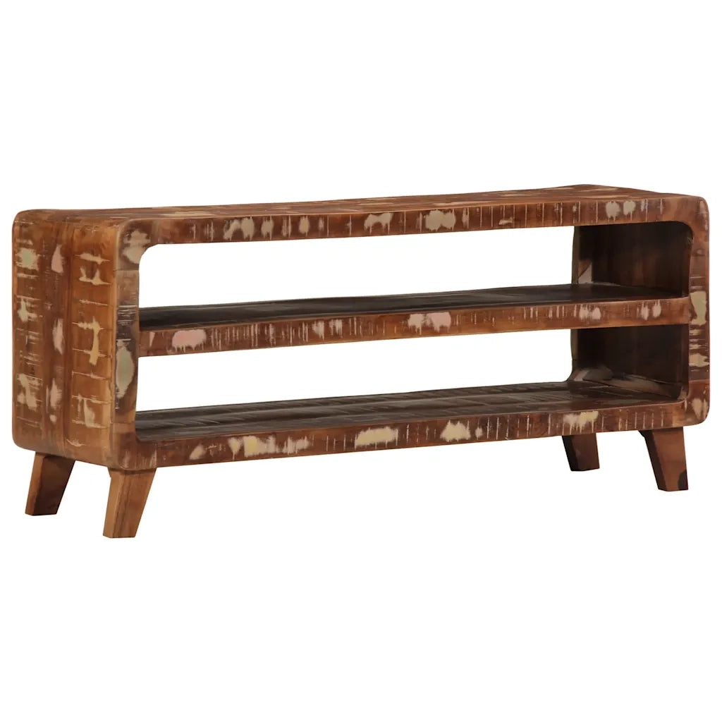 Mobile Porta TV 105x46x32 cm in Legno Massello di Recupero