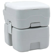 Toilette da Campeggio Grigio e Bianco 41,5 x 36,5 x 42 cm 42001427