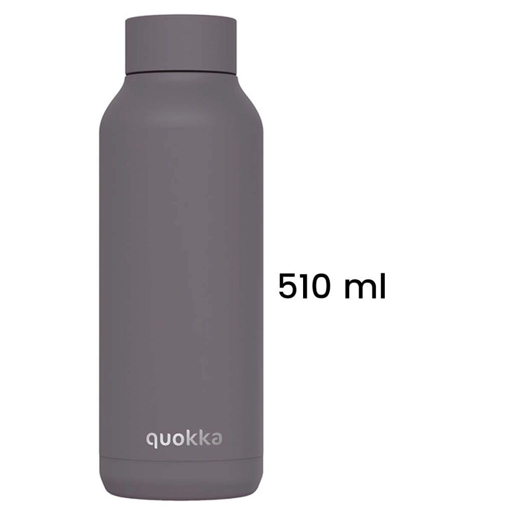 Bottiglia Termica 510 ml Inox a Doppia Parete Ermetica Grigio scuro Quokka