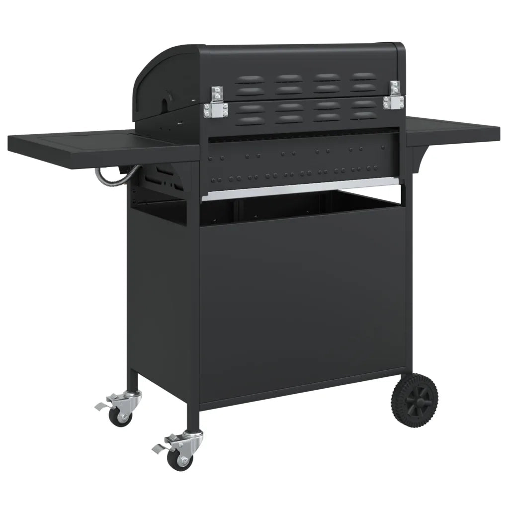 Griglia Barbecue a Gas con 5 Bruciatori Nero in Acciaio CFW2386422