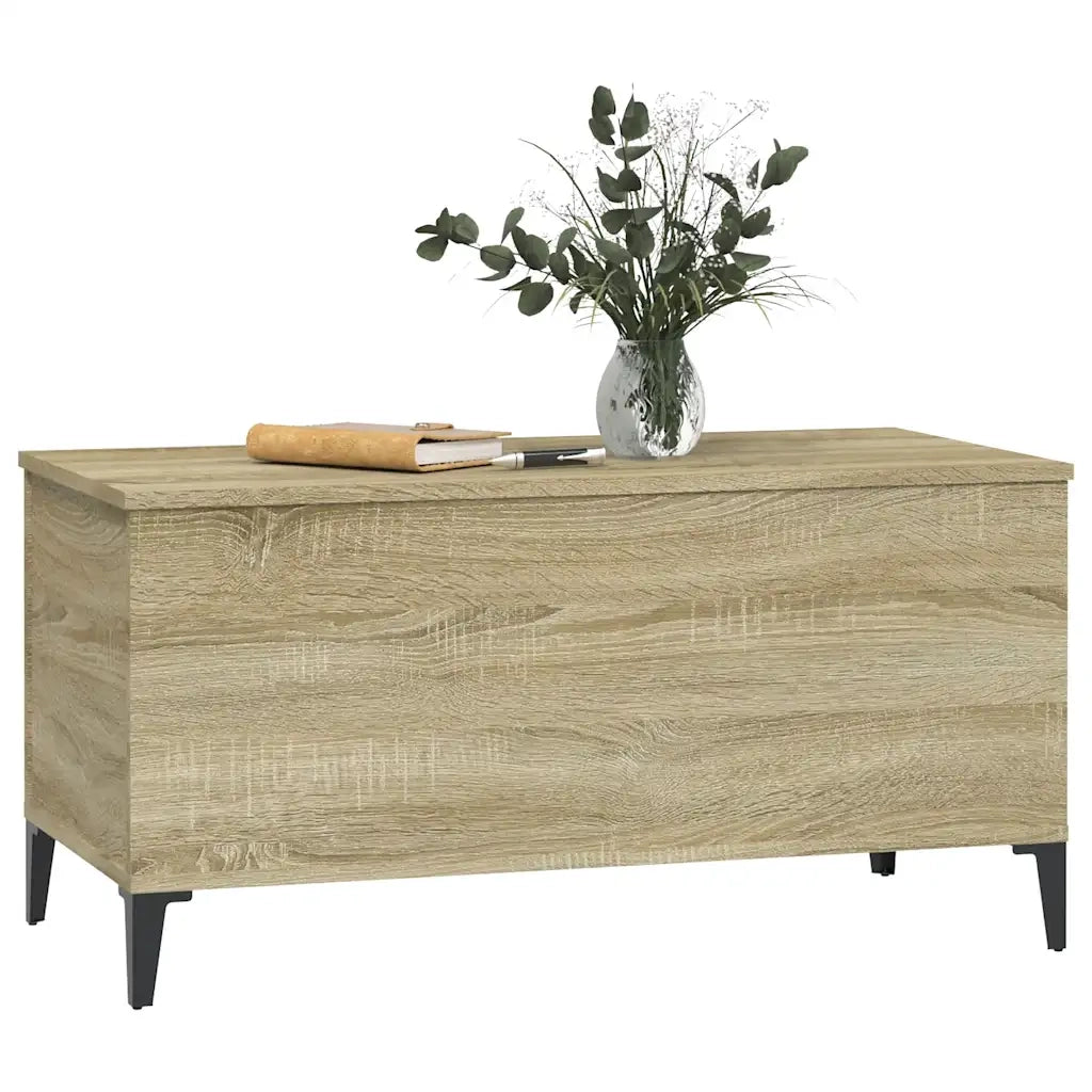 Tavolino Salotto Rovere Sonoma 90x44,5x45 cm Legno Multistrato 819591