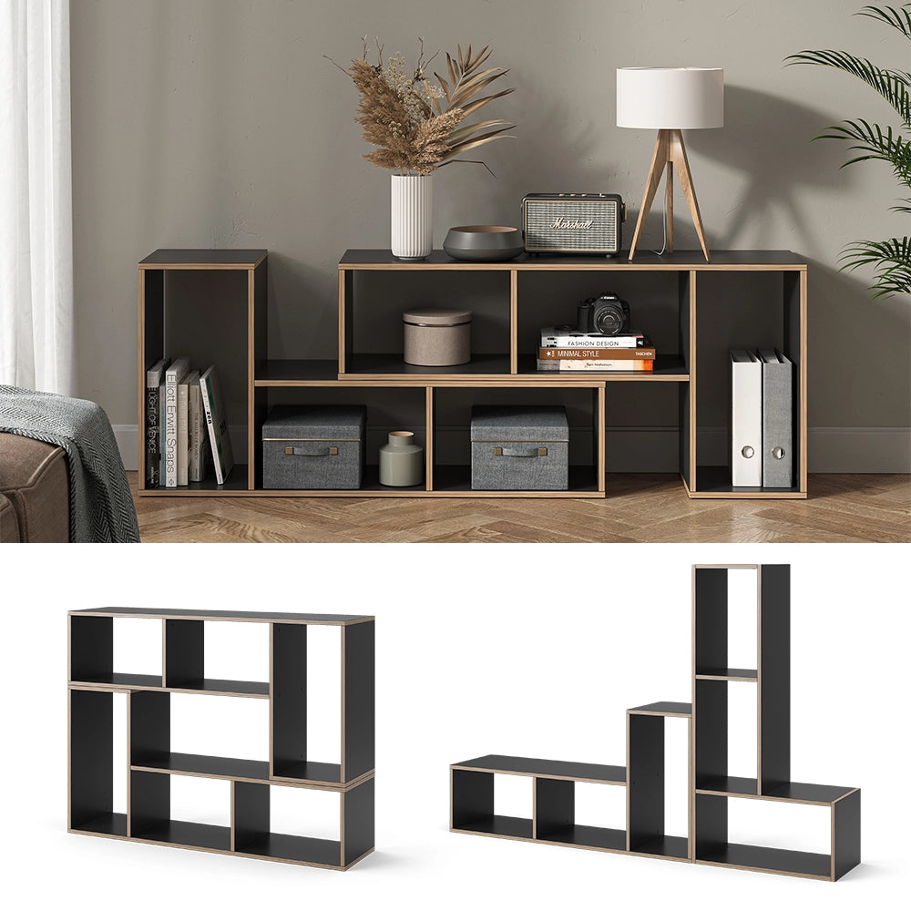 Vicco Libreria Antracite 112.8 x 56.4 cm Set di 2