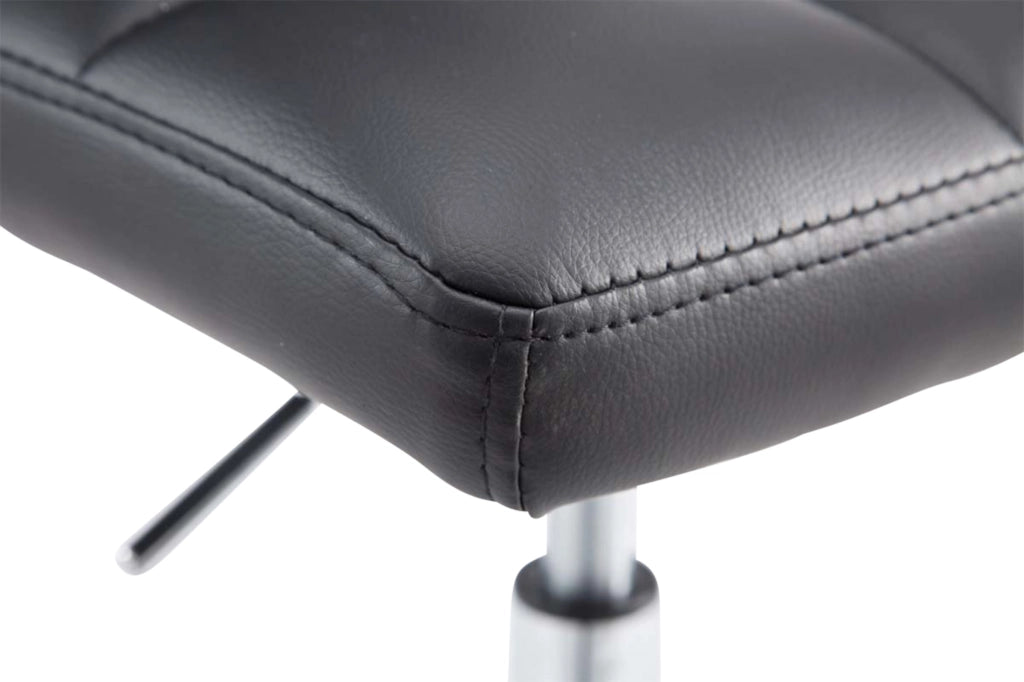 Set 4 sedie da lounge Palma similpelle nero