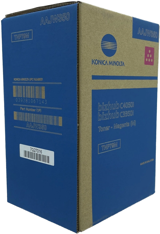 ORIGINAL Konica Minolta toner magenta AAJW350 TNP-79M ~9000 Seiten