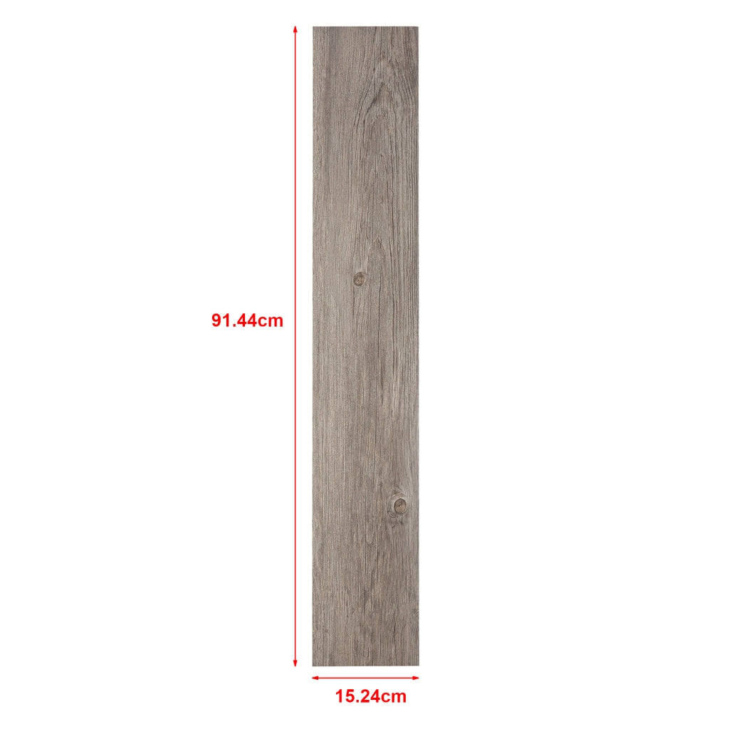 Pavimento Adesivo Vanola in PVC per Spazi Interni 7 listoni = 0,975 m² Effetto Rovere 'Grey Alaska' NEU.HOLZ