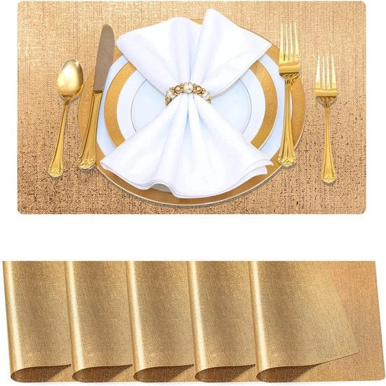 Set di piatti da asciugare per tavola da 6 pezzi - a forma rotonda - con presa sicura - resistente al calore - per cucina e ristorante