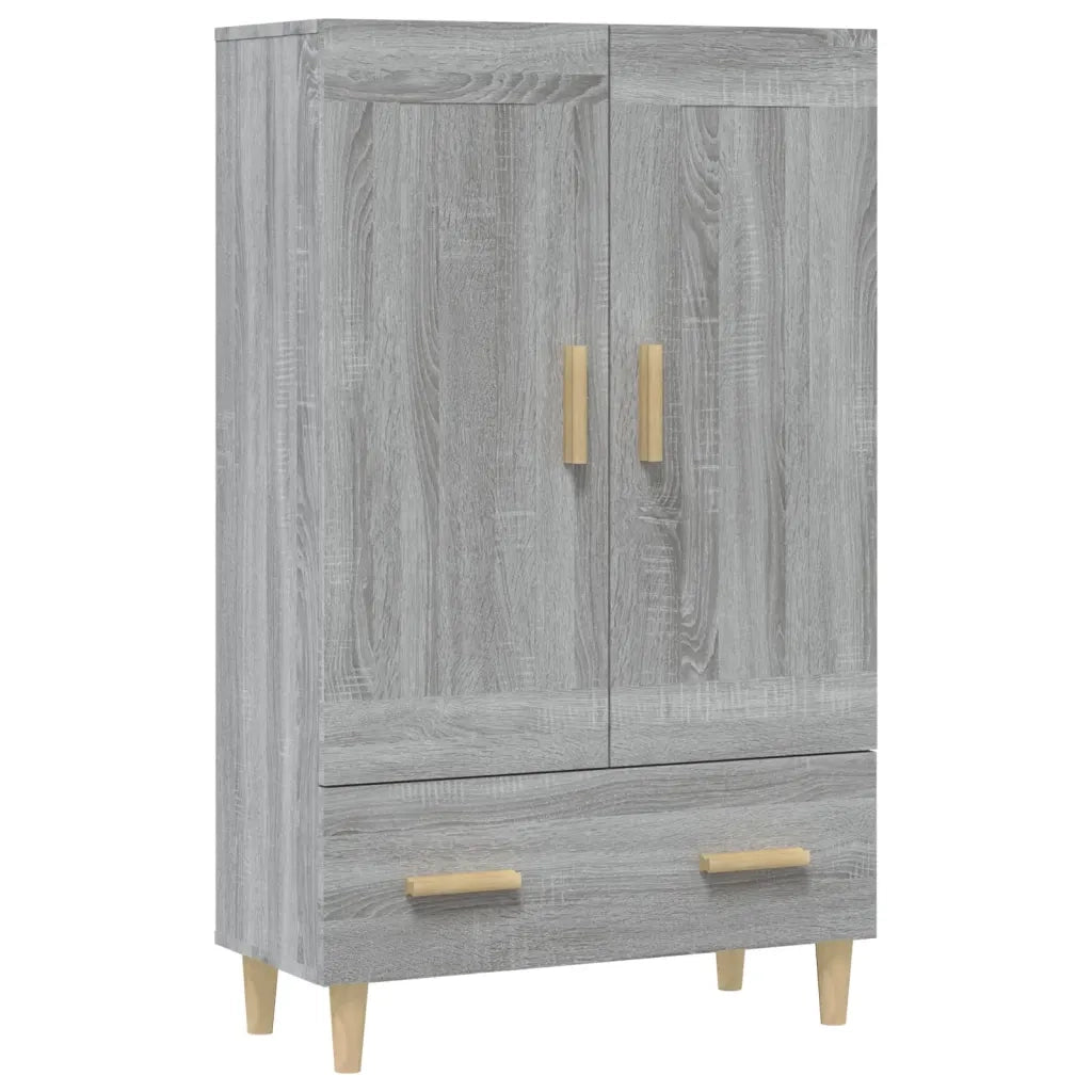 Credenza Grigio Sonoma 70x31x115 cm in Legno Multistrato 817484