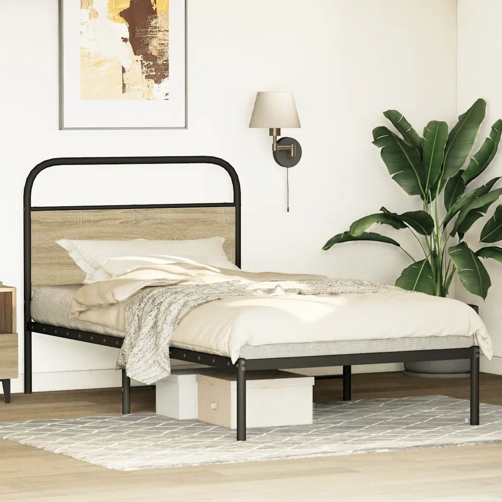 Giroletto senza Materasso Rovere Sonoma 90x200 cm in Truciolato 4100251