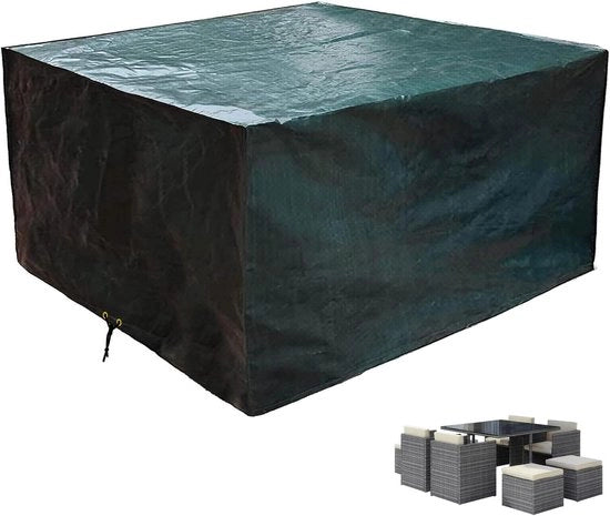 Hoezo per giardino - acqua resistente - 1 pezzo - verde - 125 x 125 x 71 cm