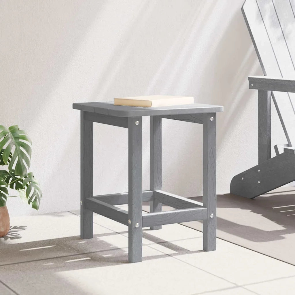 Tavolo laterale Grigio chiaro 38 x 38 x 46 cm Polietilene 42006636