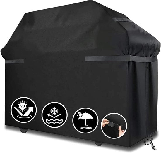 Hoes per barbecue - Impermeabile, resistente al carico e resistente all'usura - Resistente all'UV e all'usura - Per esterno - Resistente alle scalfitture - Grandi hoes per barbecue con cinture regolabili - Adatto per griglie a gas