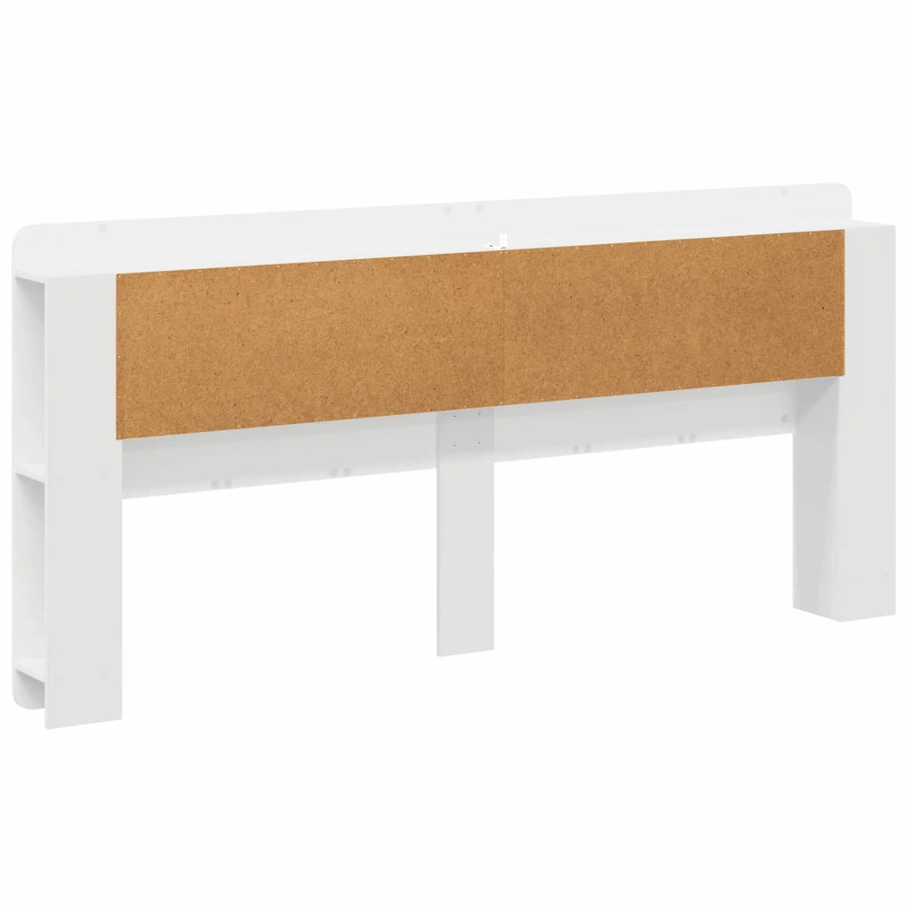 Testata del letto Bianco Lucido Legno ingegnerizzato 8001304