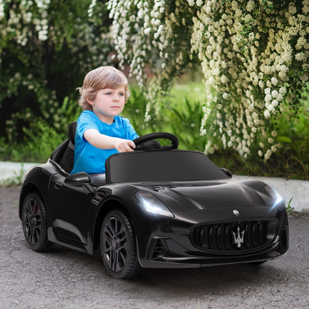 Auto elettrica per bambini Maserati Gran Turismo Folgore ¨C zephmum ¨C 12V telecomando nero