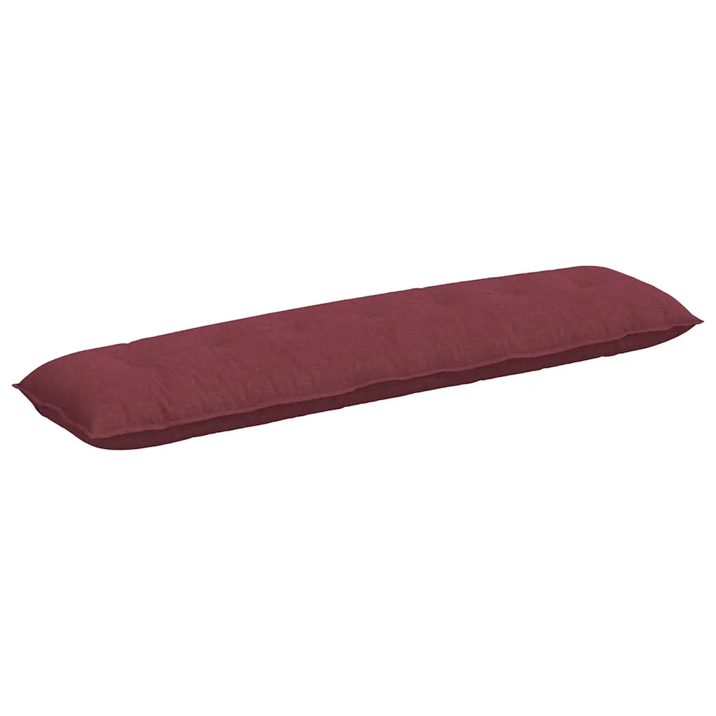 Cuscino per Schiena Rosso Vino 200 x 19 x 50 cm Tessuto 42014962