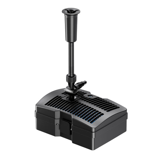 CUF-6000 3in1 Filtro, Pompa 2500l/h 54W e Chiarificatore UV 9 W per laghetti e fontane