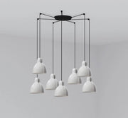 VENICE 7L, Lampada a Sospensione per Interni, Faro Barcelona Colore: Bianco