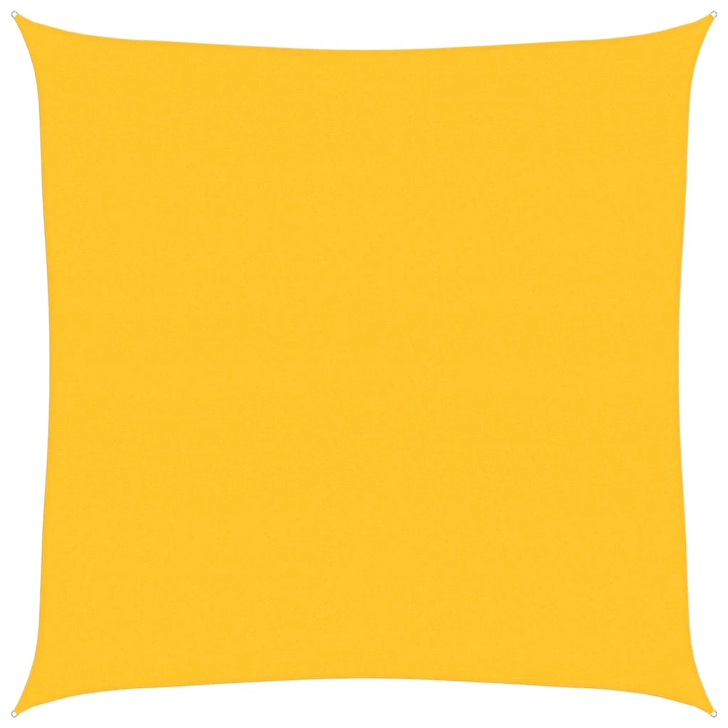 Vela Parasole 160 g/mÂ² Quadrata Giallo 6x6 m in HDPE