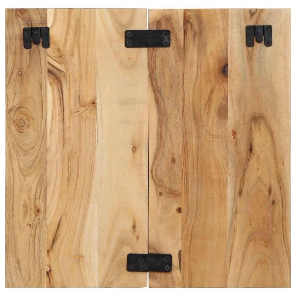 Comodino 50x27x50 cm in Legno Massello di Acacia 4017523