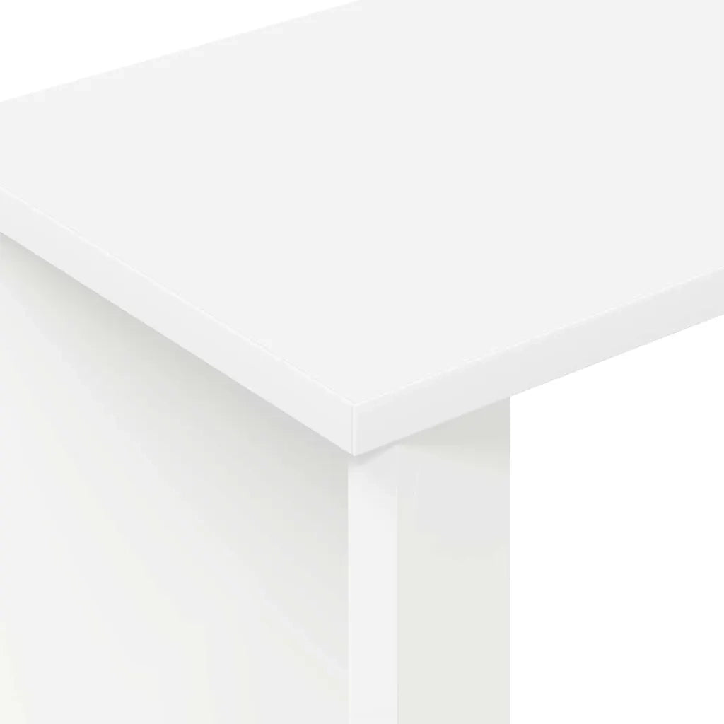 Tavolino Bianco 35 x 25 x 50 cm Legno multistrato 891184