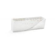 Applique a parete PELLENE 1 Luce in gesso bianco attacco G9 22cm