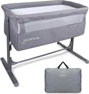 Co-sdraeggatto - Regolabile in 5 Altezze - Tas da trasporto Inclusa - Angolo regolabile - Base imbottita - Co Sleeper