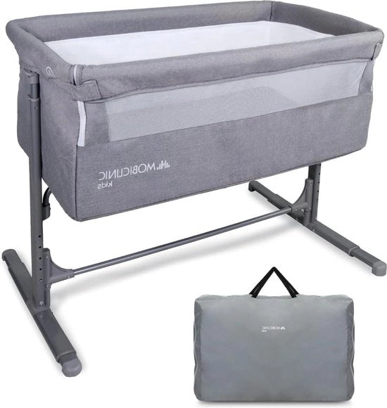 Co-sdraeggatto - Regolabile in 5 Altezze - Tas da trasporto Inclusa - Angolo regolabile - Base imbottita - Co Sleeper