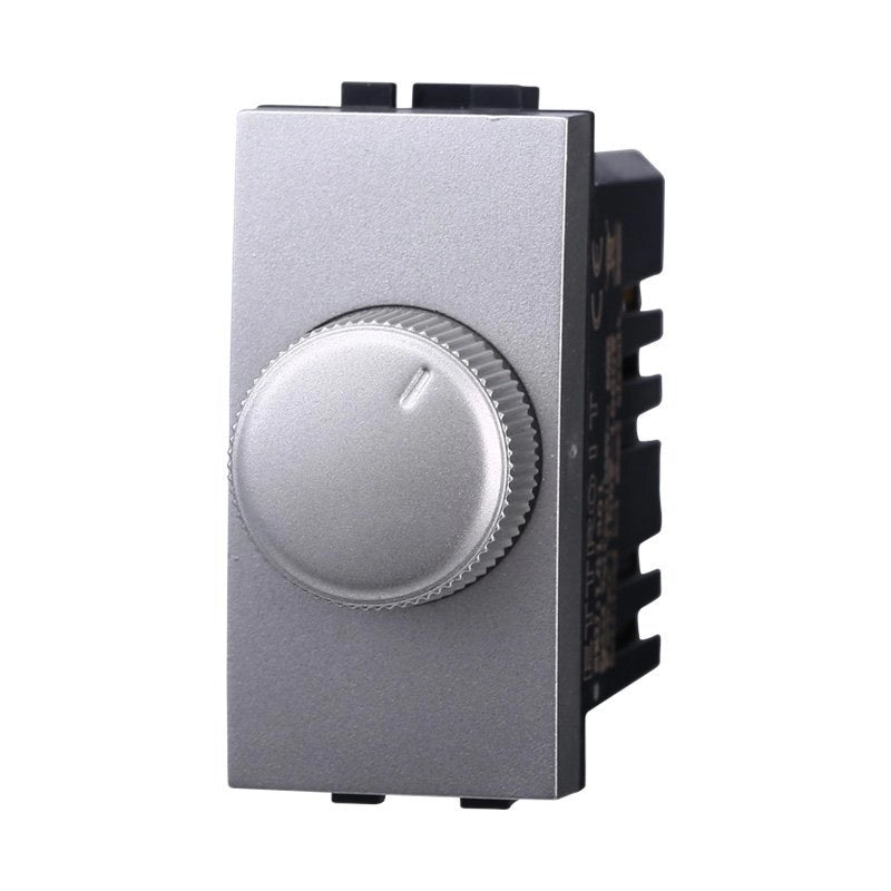 Regolatore Dimmer A Manopola 220V 100-1000W Colore GRIGIO Compatibile Con Bticino Living International