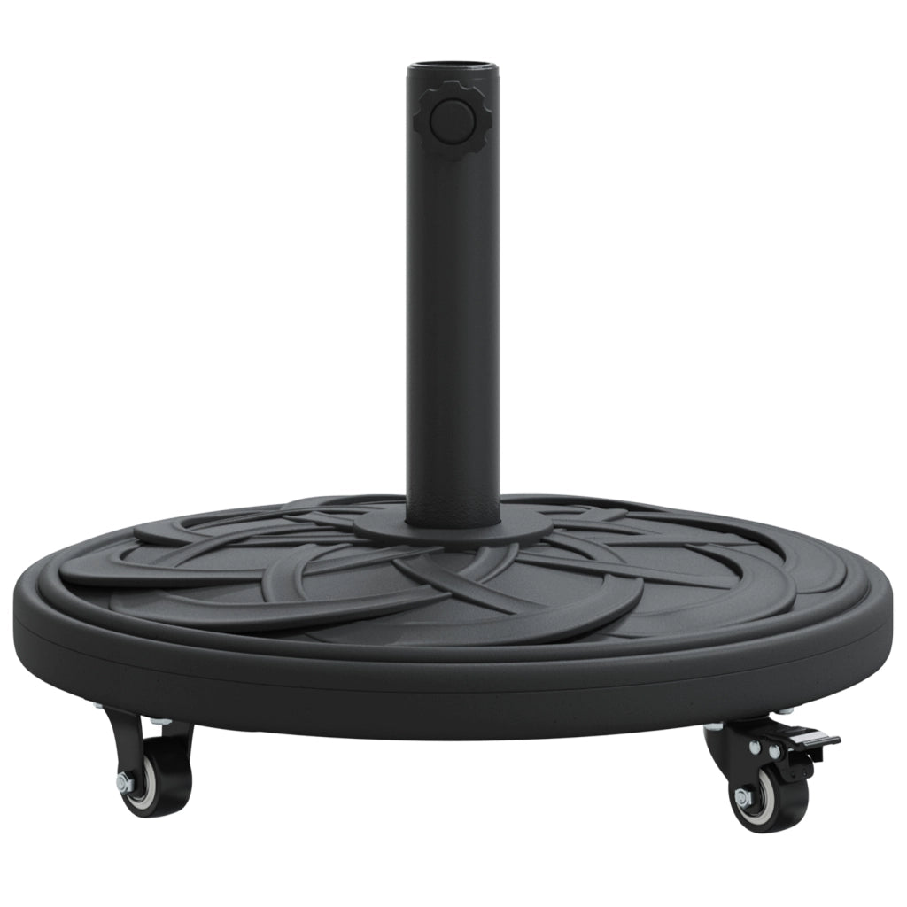 Base per Parasol  con Ruote per Poles Ã˜38-48 mm 13 kg Rotonda