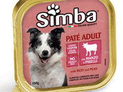 ALIMENTO PER CANI 'PATE' ADULT' manzo e piselli - gr 300- 18 pezzi  - MONGE