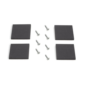 Set Gambe da Tavolo Square Rettangolari H720 Verniciato Bianco Acciaio Emuca