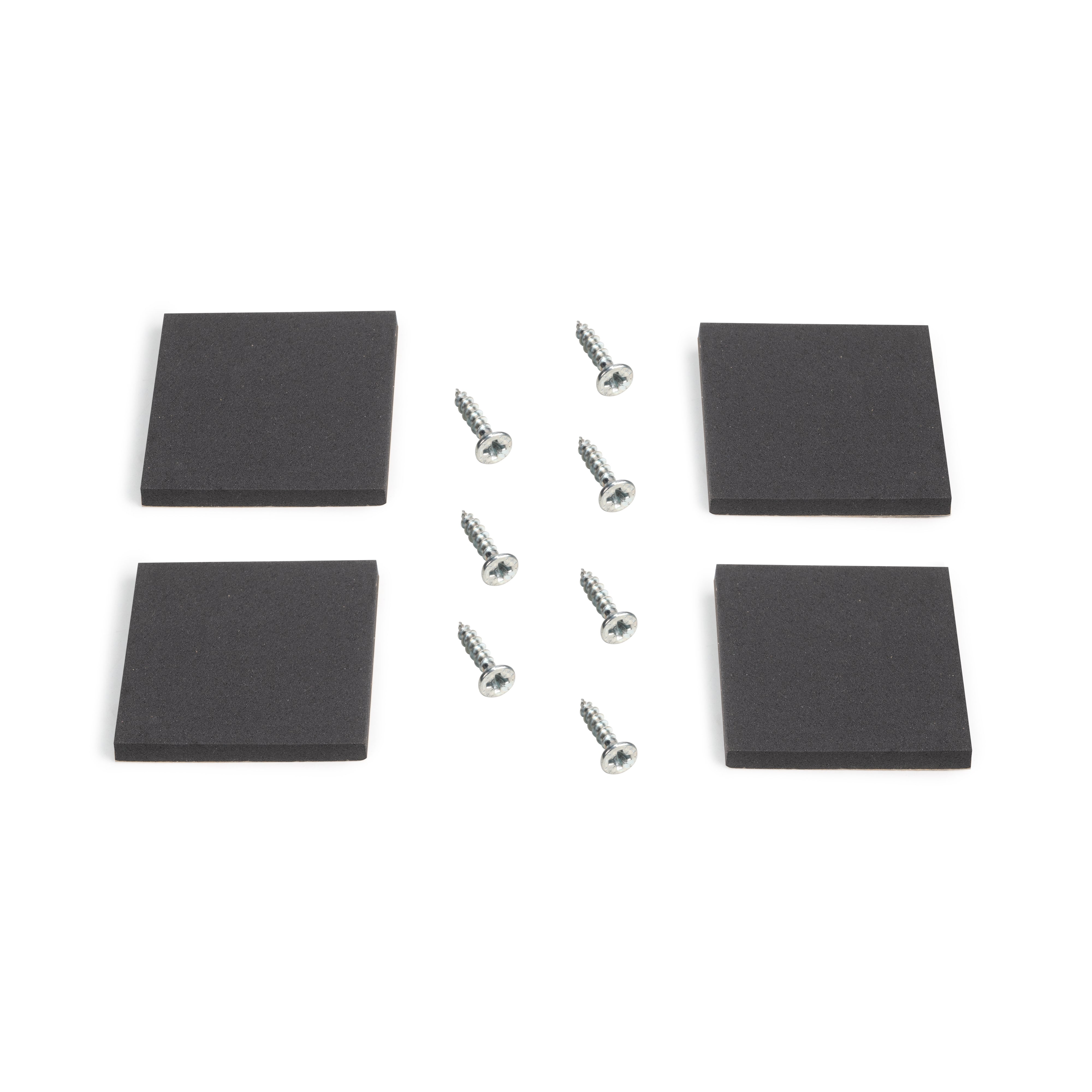 Set Gambe da Tavolo Square Rettangolari H720 Verniciato Bianco Acciaio Emuca